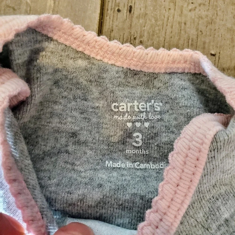 Carter's Baby Girl 3M Top Bundle